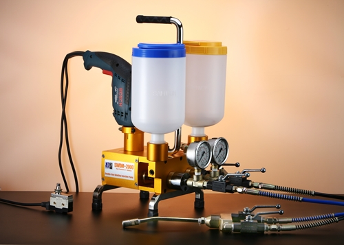 This machine is to prevent water leakage on concrete, any plastics or steel pipe. Owing to small and...